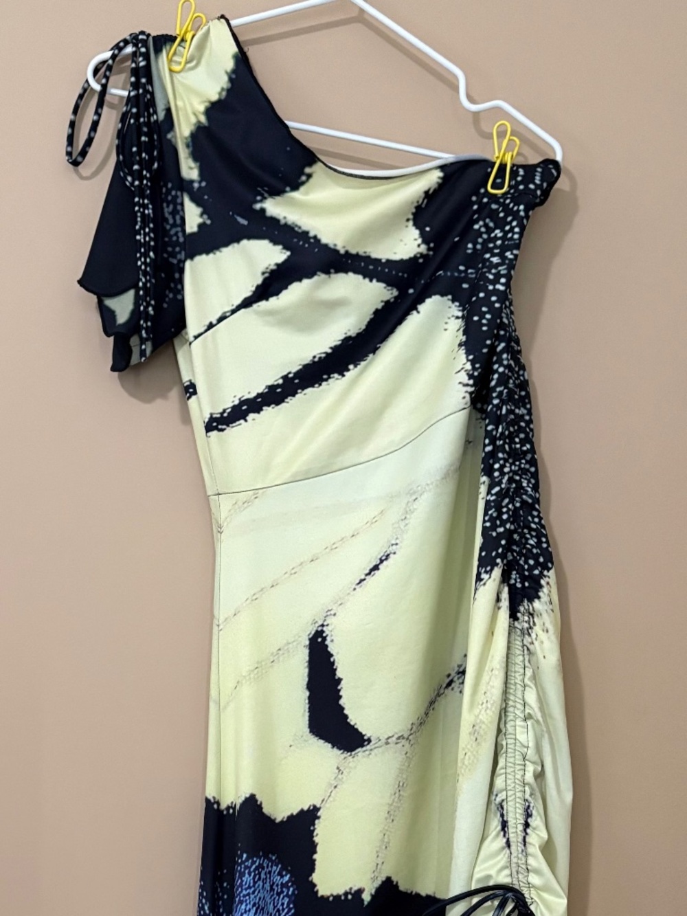 Tyler McGillivary Dani Dress Yellow Swallowtail size Large
